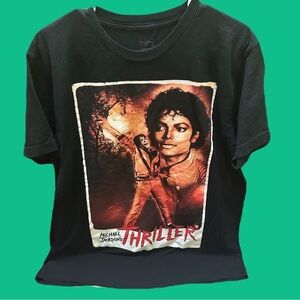 Black Thriller Graphic Men’s  T-Shirt size L